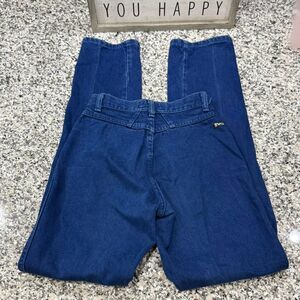 Vintage Wrangler Silverlake Classic Bareback High Rise Dark Jeans Size 3/4 x 36